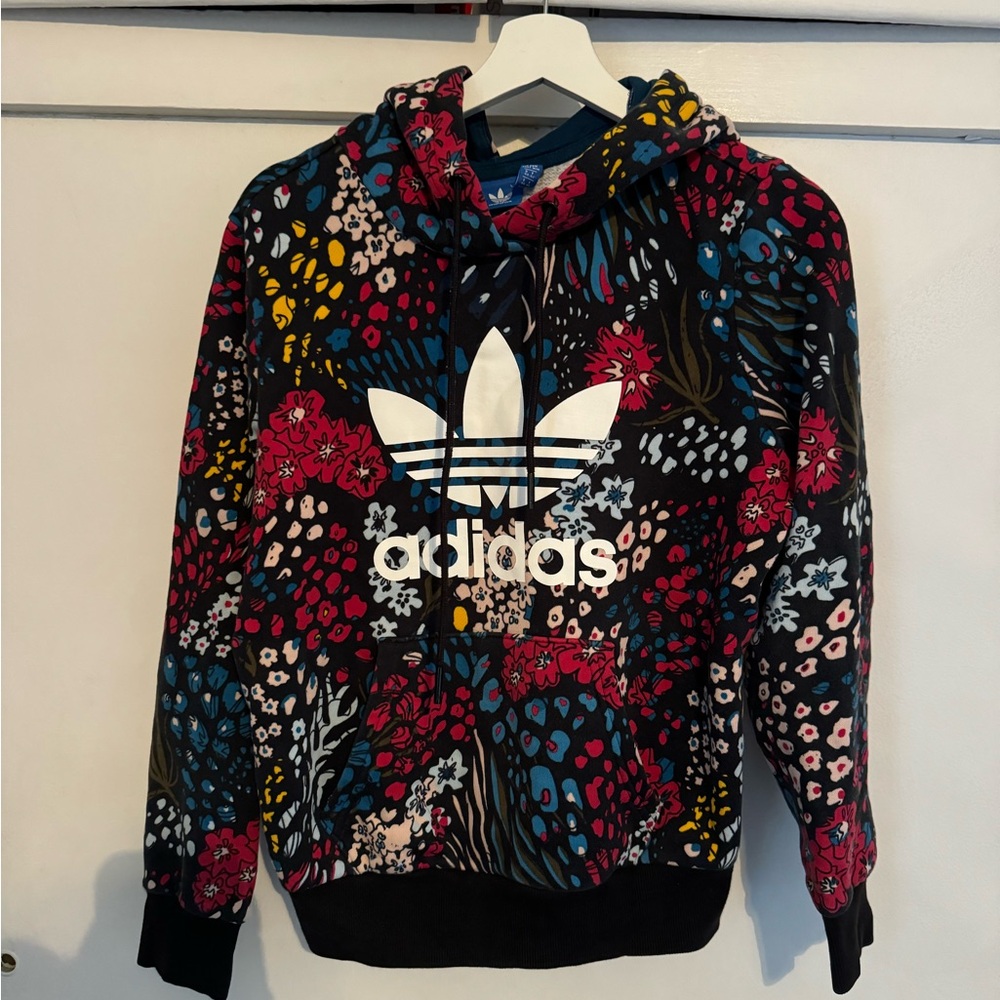 Adidas Multicolor Floral Hoodie